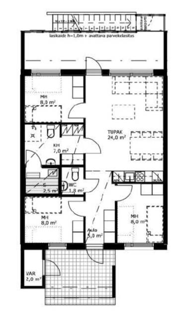 Фото номера Апартаменты с видом на озеро Апарт-отели Lake Residence Ukkohalla г. Hyrynsalmi 15